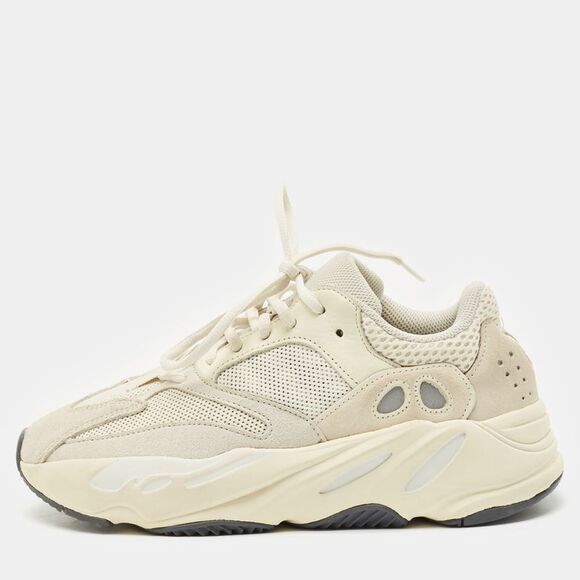 Yeezy X Adidas Yeezy Boost 700 Size 39.5 Cream LeatherMesh And Suede Low Top